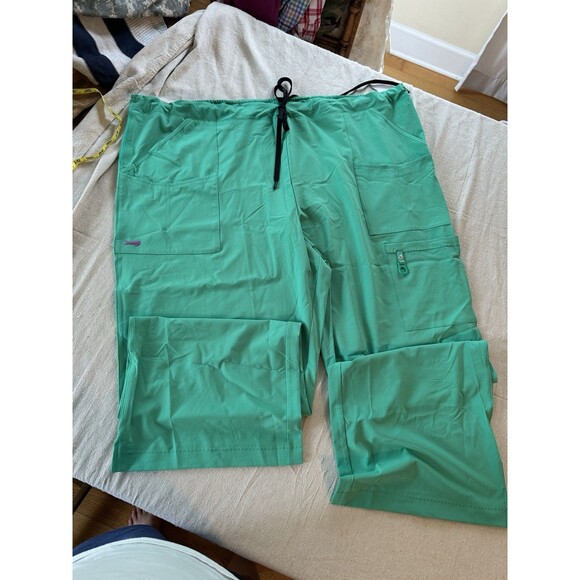 Lynx Scrubs 3X Green New Drawstring Pockets - Picture 5 of 5